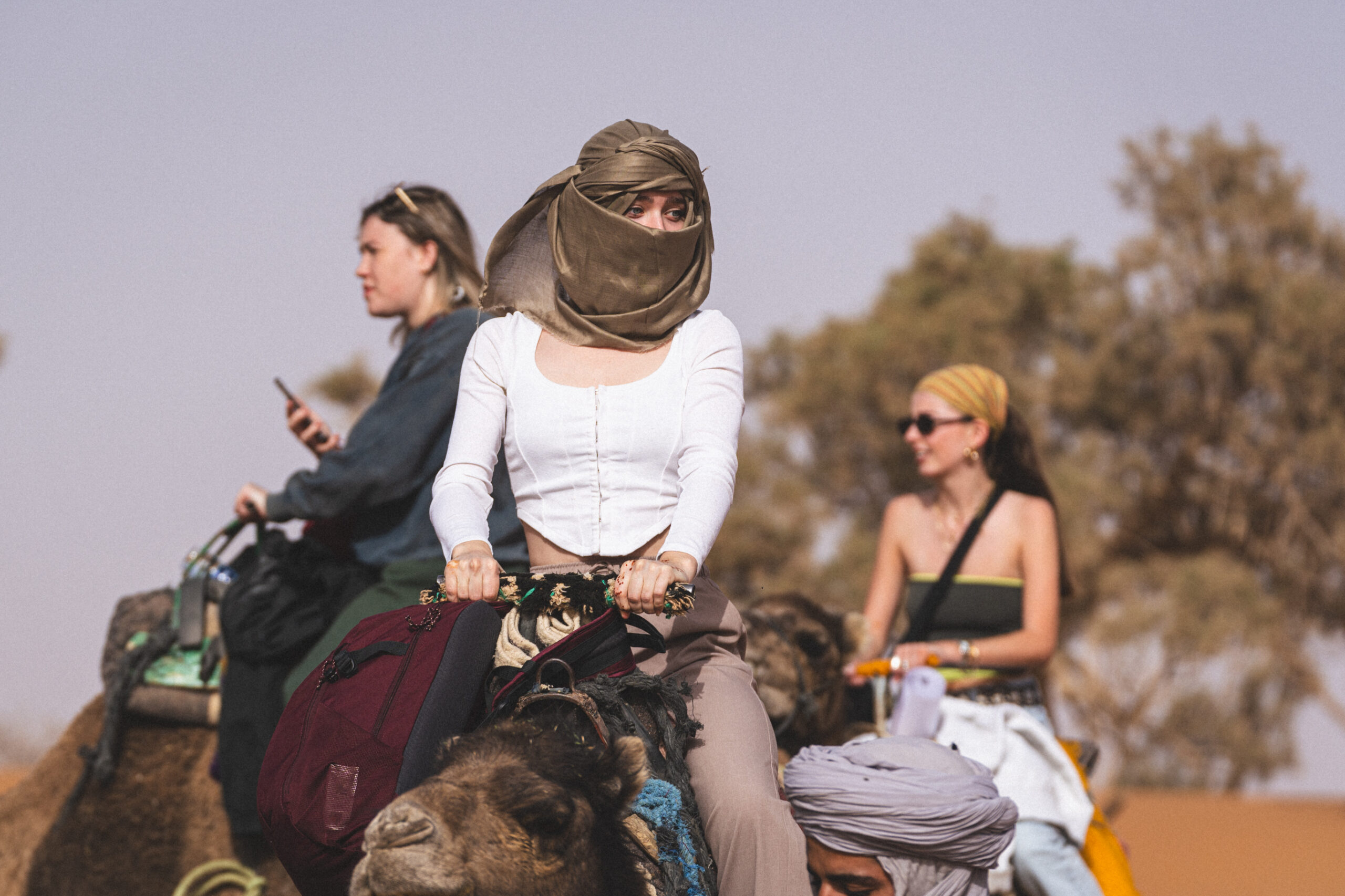 Enjoy a camel trek with friends